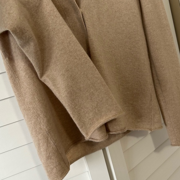 LUXE Brunello Cucinelli Pure Cashmere Medium Tan/Beige Cardigan Sweater Top - Picture 9 of 11